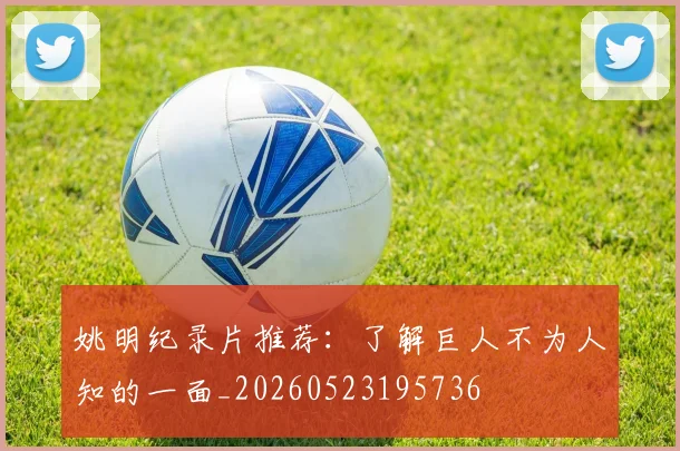姚明纪录片推荐:了解巨人不为人知的一面_20260523195736